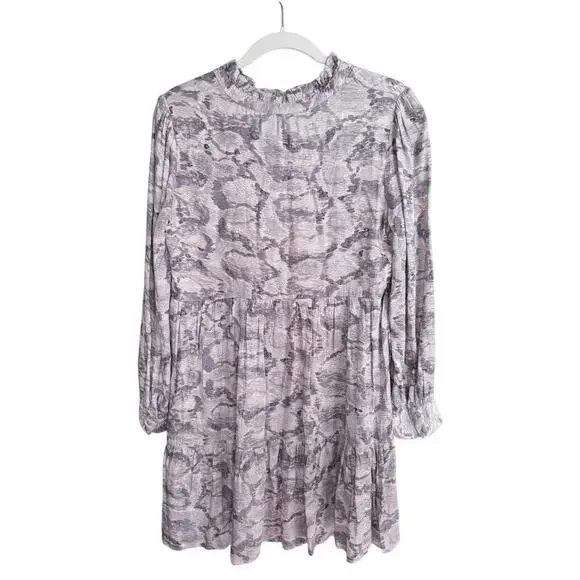 Karlie Long Sleeve Tiered Dress - Size Small - Picture 2 of 4